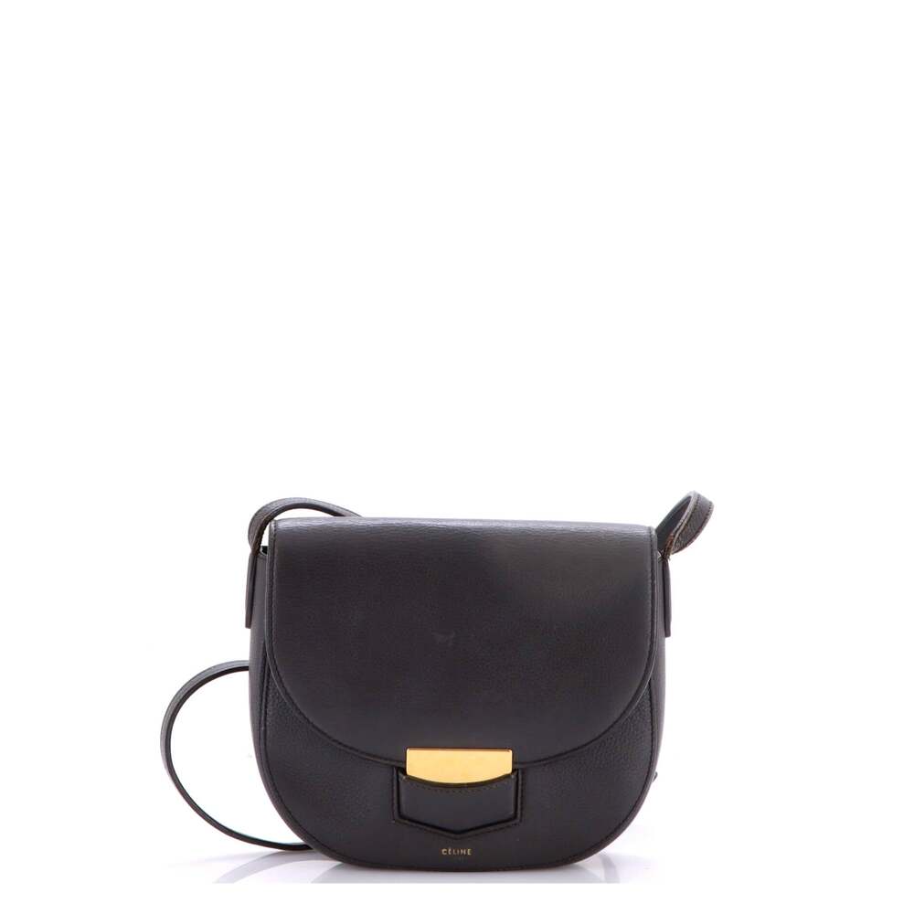 Celine Trotteur Crossbody Bag Grainy #292985C92B